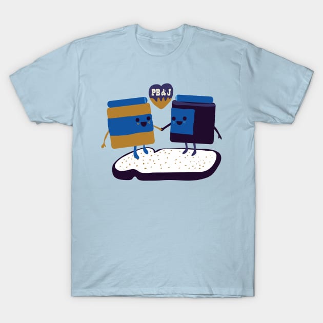 PB & J T-Shirt by Pixelmania